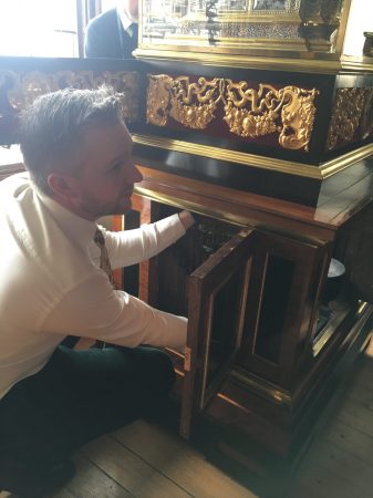 onderhoud en restauratie orgelklok royal collection engeland